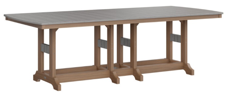 Berlin Gardens Garden Classic 44"x96" Rectangular Bar Height Table (Natural Finish)